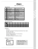 Preview for 1 page of Hyperion FR632 Manual