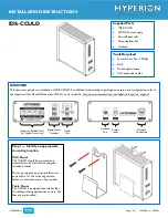 Preview for 1 page of Hyperion IDS-CCULD Installation Instructions