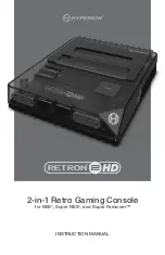 Предварительный просмотр 1 страницы Hyperkin RETRON 2 HD Instruction Manual