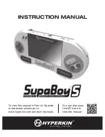 Hyperkin SUPABOY S Instruction Manual preview