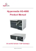 Hypermedia HG-4000 Product Manual preview