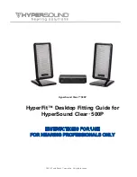 Preview for 1 page of HyperSound Clear 500P Instructions For Use Manual