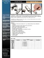 Preview for 1 page of Hypertec HYFLUSB0 Datasheet