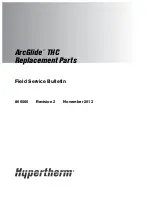 Предварительный просмотр 1 страницы Hypertherm ArcGlide THC Field Service Bulletin