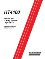 Hypertherm HT4100 Instruction Manual preview