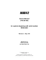 Preview for 2 page of Hypertherm MAX42 Service Manual