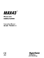 Hypertherm MAX43 Instruction Manual preview