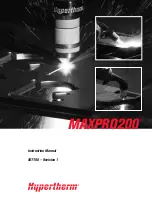 Hypertherm MAXPRO200 Instruction Manual preview
