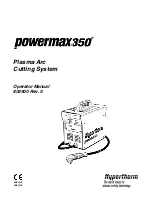 Hypertherm powermax 350 Operator'S Manual preview