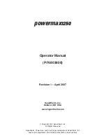 Preview for 2 page of Hypertherm powermax1250 Operator'S Manual