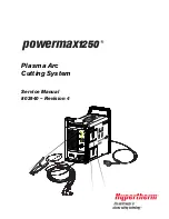 Hypertherm powermax1250 Service Manual preview