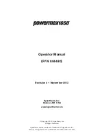 Предварительный просмотр 3 страницы Hypertherm powermax1650 Operator'S Manual