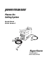 Hypertherm powermax600 Operator'S Manual preview