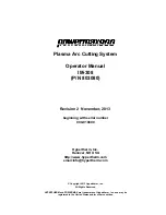 Предварительный просмотр 2 страницы Hypertherm powermax900 Operator'S Manual