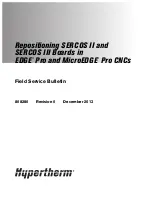 Предварительный просмотр 1 страницы Hypertherm SERCOS II Field Service Bulletin