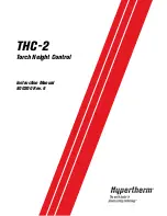 Предварительный просмотр 1 страницы Hypertherm THC-2 Instruction Manual