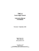 Предварительный просмотр 2 страницы Hypertherm THC-2 Instruction Manual