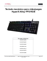 Предварительный просмотр 8 страницы HyperX Alloy FPS RGB User Manual