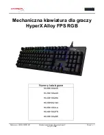 Preview for 41 page of HyperX Alloy FPS RGB User Manual