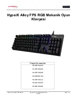 Предварительный просмотр 54 страницы HyperX Alloy FPS RGB User Manual