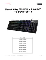 Предварительный просмотр 60 страницы HyperX Alloy FPS RGB User Manual