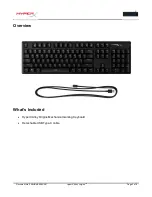 Предварительный просмотр 4 страницы HyperX Alloy Origins HX-KB6RDX-BR User Manual