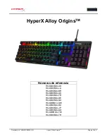 Предварительный просмотр 10 страницы HyperX Alloy Origins HX-KB6RDX-BR User Manual