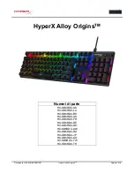 Предварительный просмотр 34 страницы HyperX Alloy Origins HX-KB6RDX-BR User Manual