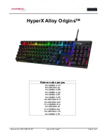 Предварительный просмотр 42 страницы HyperX Alloy Origins HX-KB6RDX-BR User Manual