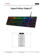 Предварительный просмотр 82 страницы HyperX Alloy Origins HX-KB6RDX-BR User Manual