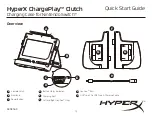 HyperX ChargePlay Clutch Quick Start Manual предпросмотр