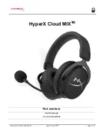 Preview for 2 page of HyperX Cloud MIX HX-HSCAM-GM User Manual