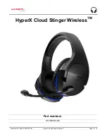 Preview for 2 page of HyperX Cloud Stinger Wireless HX-HSCSW-BK Installation Manual