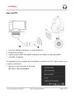 Preview for 24 page of HyperX Cloud Stinger Wireless HX-HSCSW-BK Installation Manual