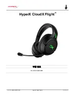 Preview for 112 page of HyperX CloudX Flight HX-HSCFX-BK User Manual