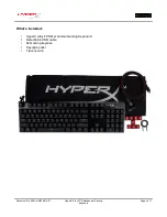 Preview for 3 page of HyperX HX-KB1BL1-DE/A2 User Manual