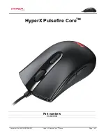 Preview for 2 page of HyperX Pulsefire Core User Manual