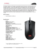 Preview for 3 page of HyperX Pulsefire Core User Manual