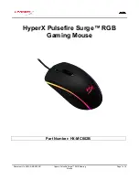 Preview for 1 page of HyperX Pulsefire Surge HX-MC002B User Manual