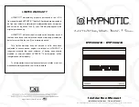 Предварительный просмотр 1 страницы Hypnotic HYP2000.1D Instruction Manual