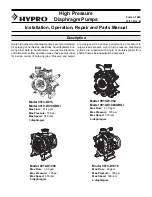 Hypro 9910-D1064 Installation, Operation, Repair And Parts Manual preview