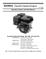 Preview for 1 page of Hypro HY160 Operation Manual