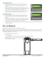 Предварительный просмотр 41 страницы HySecurity StrongArmPark DC Programming And Operations Manual