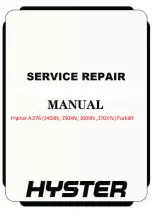 Предварительный просмотр 1 страницы Hyster A099 Troubleshooting Manual