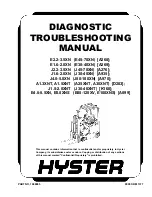 Предварительный просмотр 2 страницы Hyster A099 Troubleshooting Manual