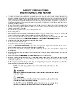 Preview for 3 page of Hyster A373 Service & Repair Manual