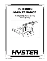 Предварительный просмотр 1 страницы Hyster B218 Periodic Maintenance Procedure