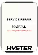 Hyster B257 Service & Repair Manual preview