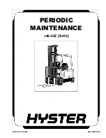 Hyster B416 Maintenance Manual preview