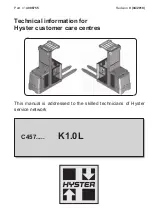 Preview for 2 page of Hyster C457 Service & Repair Manual